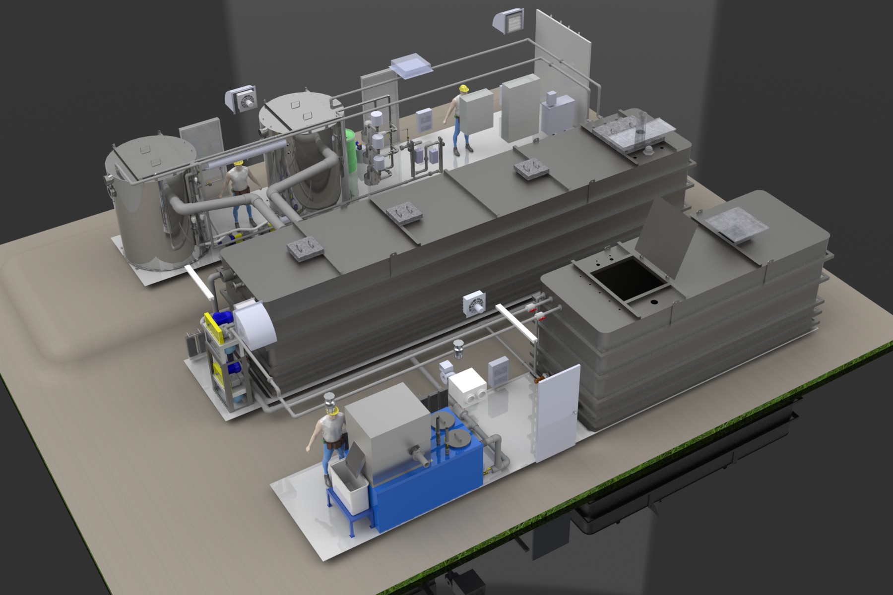 Containerize Membrane Bioreactor Wastewater Treatment Plant